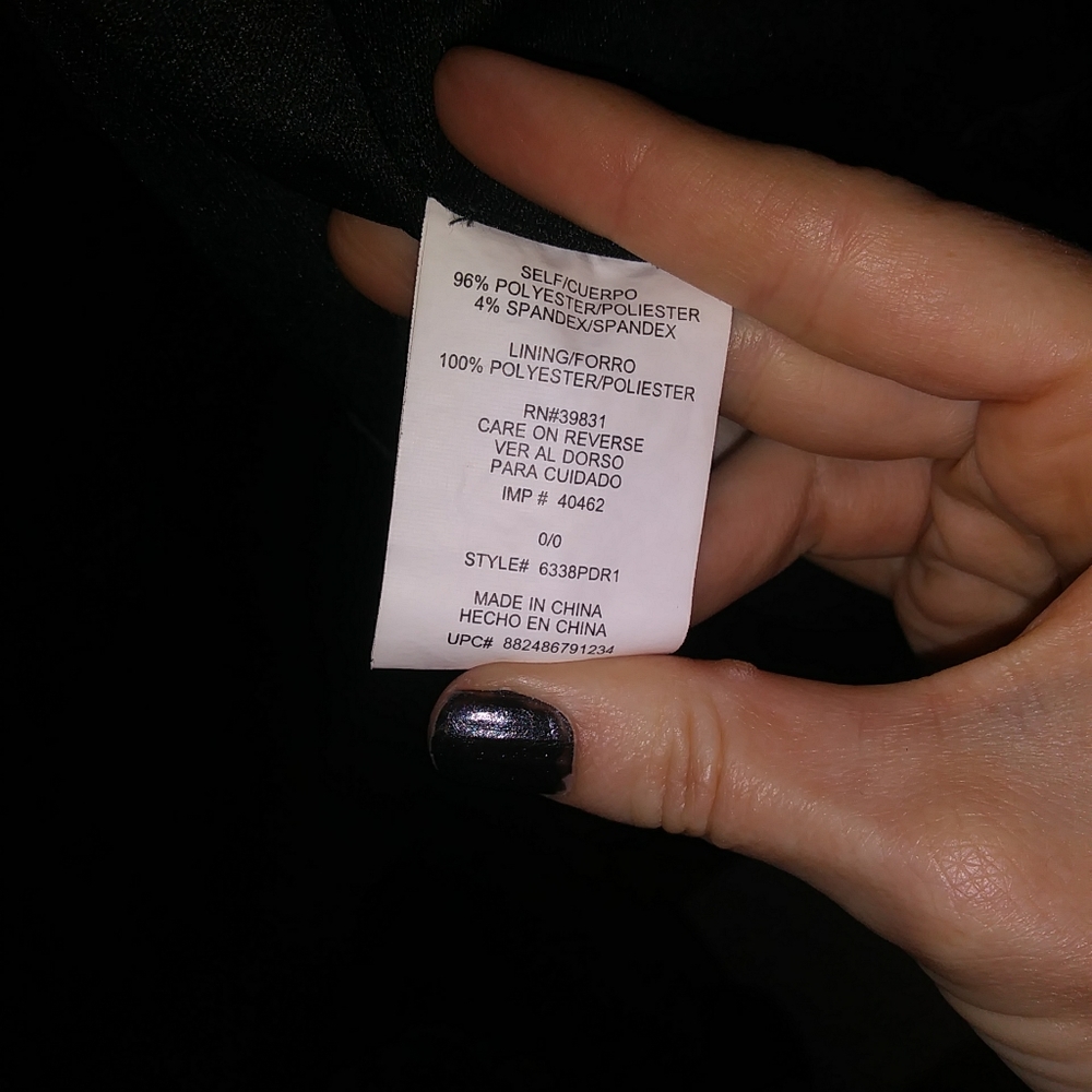 Black cocktail dress